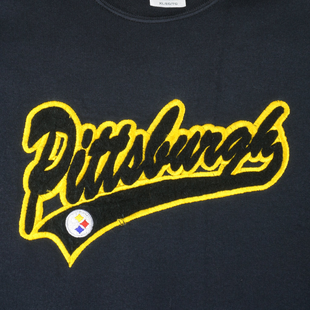 NFL - Pittsburgh Steelers Crew Neck Sweatshirt 1990s X-Large Vintage Retro Football