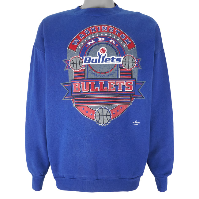 Vintage NBA (Logo 7) Washington Bullets Crew Neck Sweatshirt