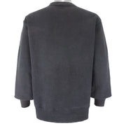 Champion - Black Classic Crew Neck Sweatshirt 1990s Large Vintage Retro