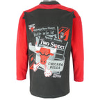 NBA (Miller) - Black Chicago Bulls Win It Crew Neck Sweatshirt 1990s Large Vintage Retro Basketball