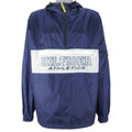 Tommy Hilfiger - Blue 1/4 Zip Hooded Jacket 1990s X-Large Vintage Retro