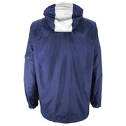 Tommy Hilfiger - Blue 1/4 Zip Hooded Jacket 1990s X-Large Vintage Retro