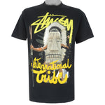 Stussy - International Tribe T-Shirt 1990s Large Vintage Retro