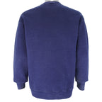 Guess - Blue Embroidered Crew Neck Sweatshirt 1990s Large Vintage Retro