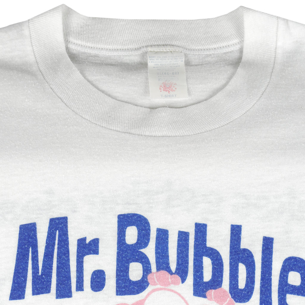 Vintage - Mr. bubble Summer Fashion T-Shirt 1990s X-Large Vintage Retro