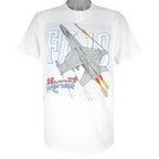 Vintage - F/A-18 Hornet T-Shirt 1990 X-Large Vintage Retro