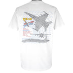 Vintage - F/A-18 Hornet T-Shirt 1990 X-Large Vintage Retro