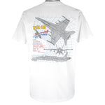 Vintage - F/A-18 Hornet T-Shirt 1990 X-Large Vintage Retro