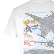 Vintage - F/A-18 Hornet T-Shirt 1990 X-Large Vintage Retro