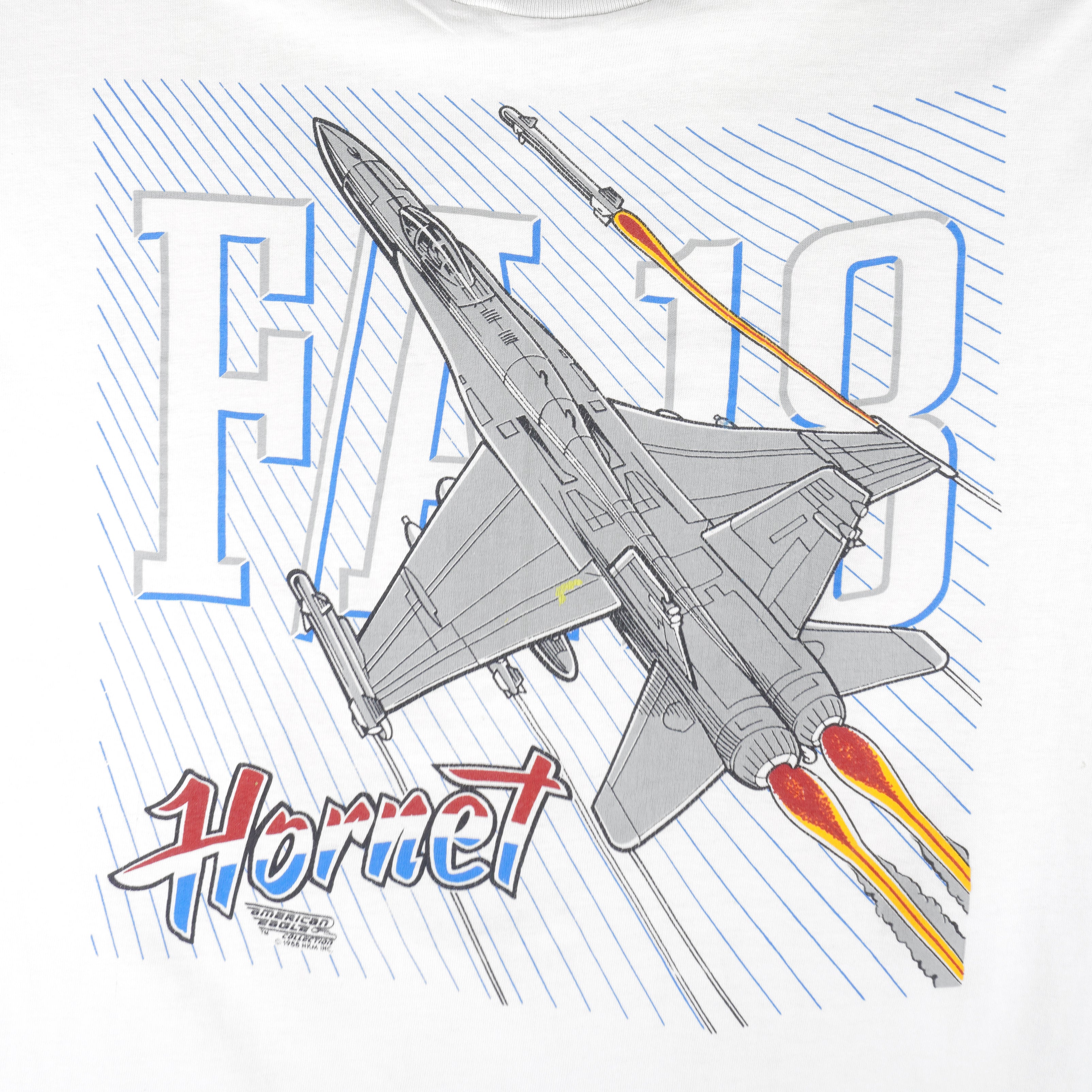 Vintage - F/A-18 Hornet T-Shirt 1990 X-Large Vintage Retro