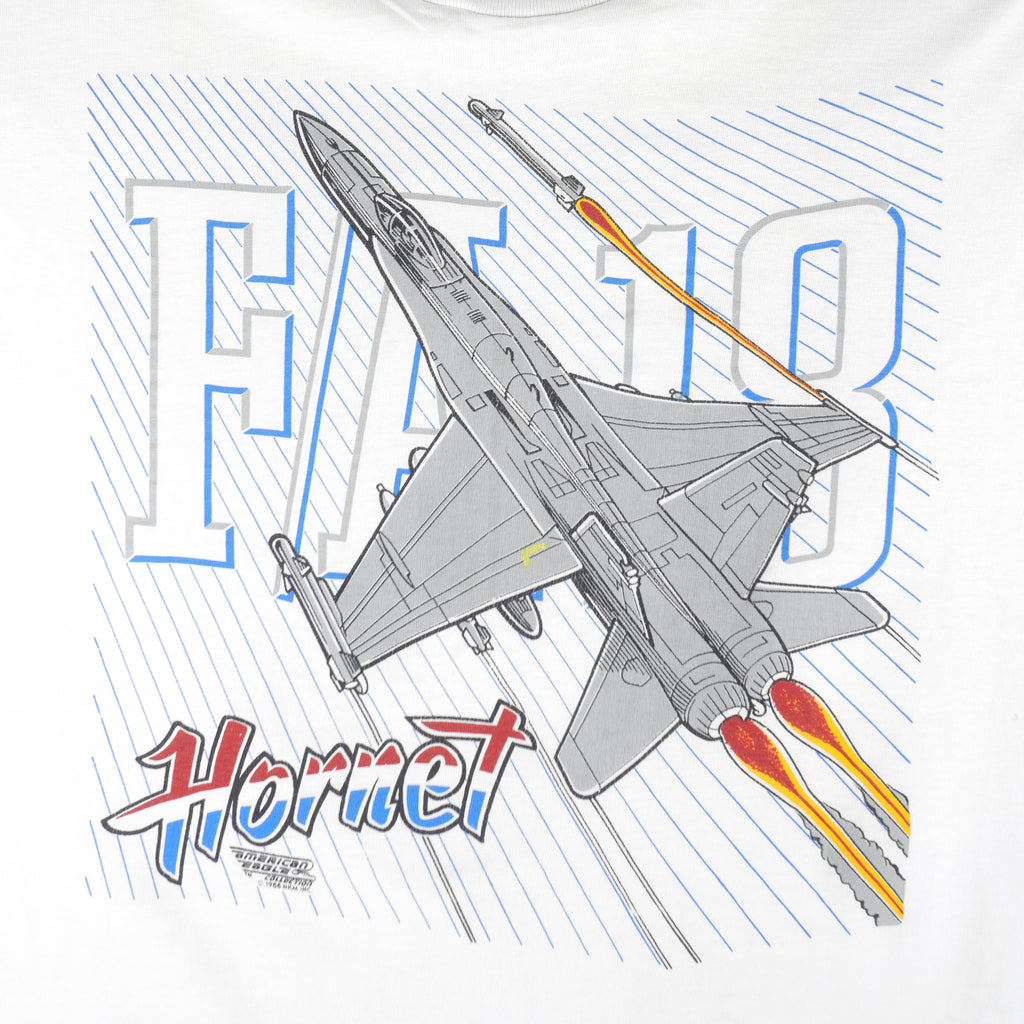 Vintage - F/A-18 Hornet T-Shirt 1990 X-Large Vintage Retro