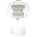Vintage (No Fear) - Stronger Faster Younger T-Shirt 1990s X-Large Vintage Retro