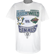 NHL - Mighty Ducks & Wild T-Shirt 2003 X-Large Vintage Retro Hockey