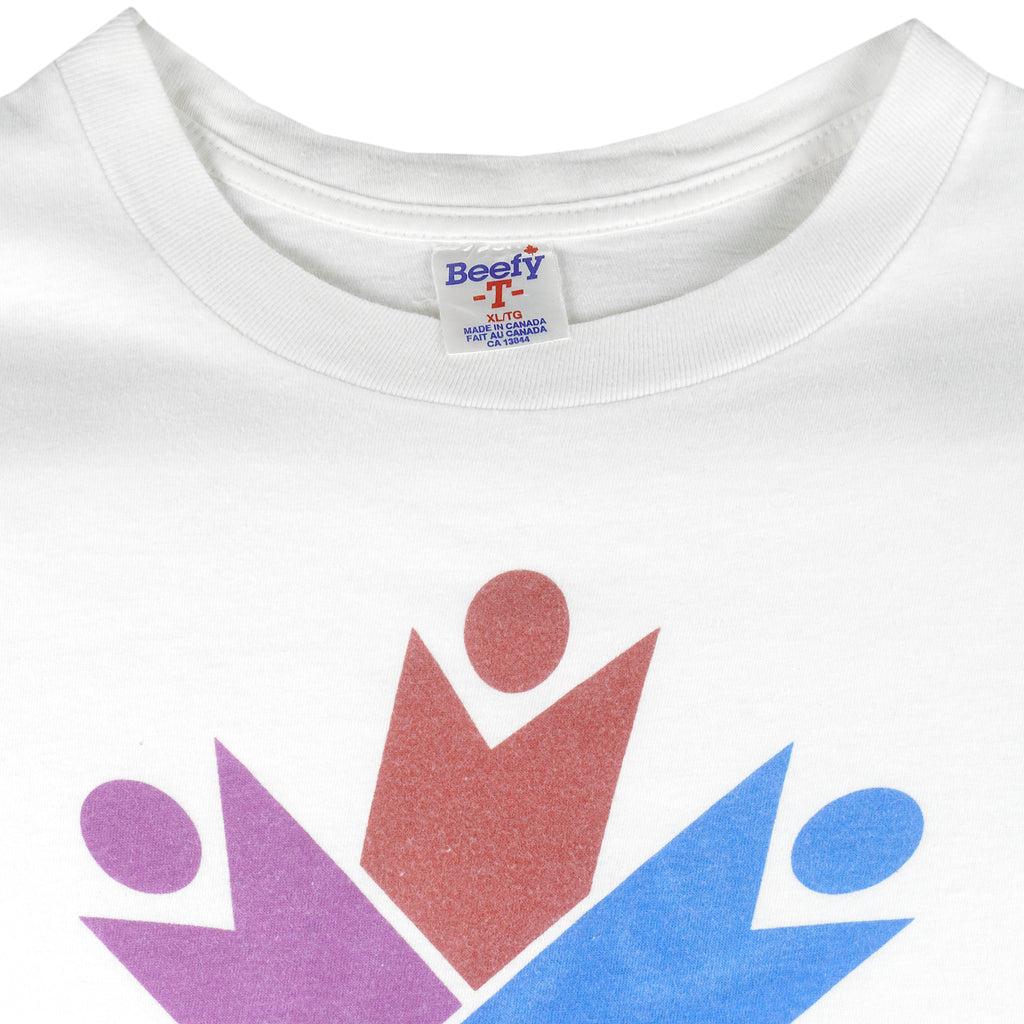 Vintage (Beety) - The 125th Anniversary Medal T-Shirt 1990s X-Large Vintage Retro