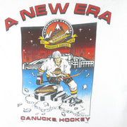 NHL - Vancouver Canucks A New ERA T-Shirt 1990s Large Vintage Retro Hockey