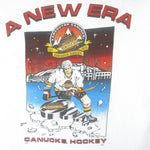NHL - Vancouver Canucks A New ERA T-Shirt 1990s Large Vintage Retro Hockey
