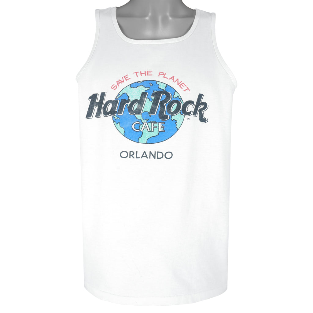 Vintage - Hard Rock Cafe Orlando Vest Shirt 1990s Large Vintage Retro