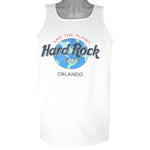 Vintage - Hard Rock Cafe Orlando Sleeveless Shirt 1990s Large