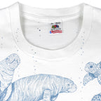 Vintage - Sea World All Over Print T-Shirt 1990s X-Large
