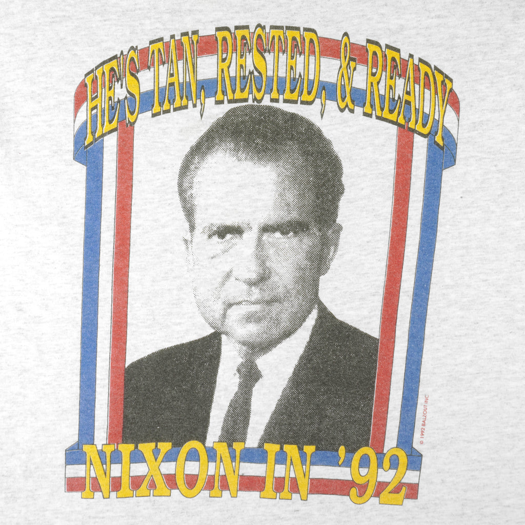 Vintage - Richard Nixon in 92 T-Shirt 1992 Large Vintage Retro