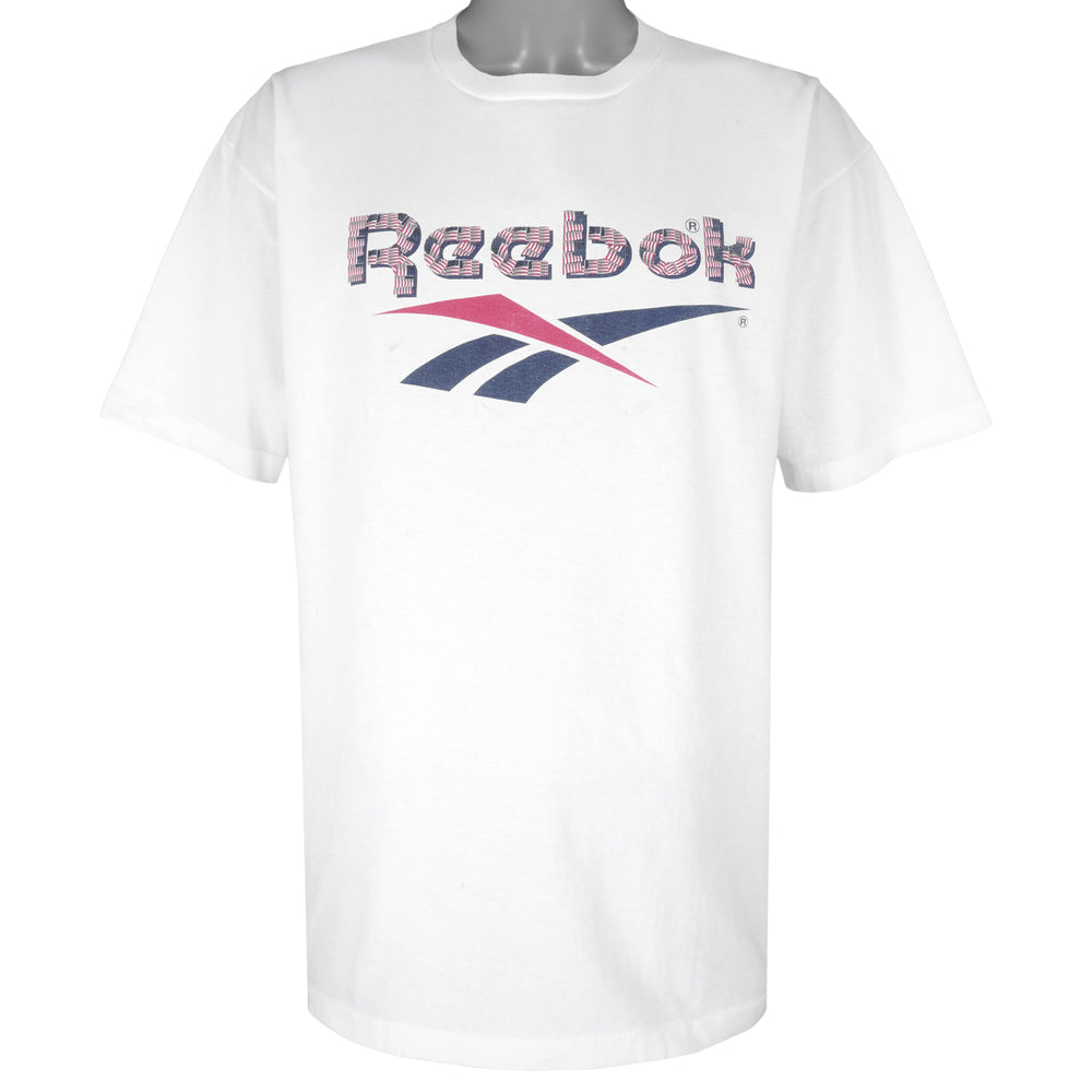 Reebok - Big Logo T-Shirt 1990s X-Large Vintage Retro