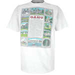 Vintage (Oneita) - The Island OAHU State Of Hawaii T-Shirt 1990 X-Large