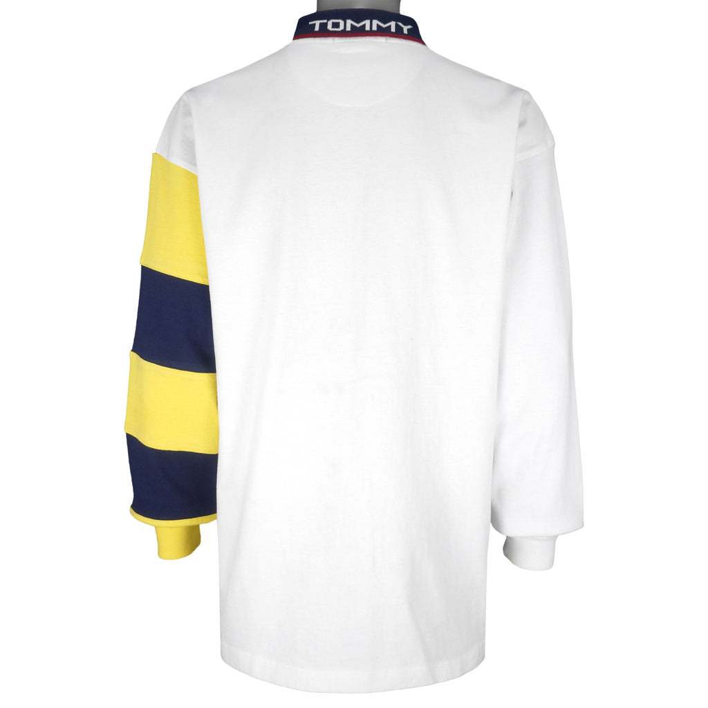 Tommy Hilfiger - USA Long Sleeved Shirt 1990s X-Large Vintage Retro