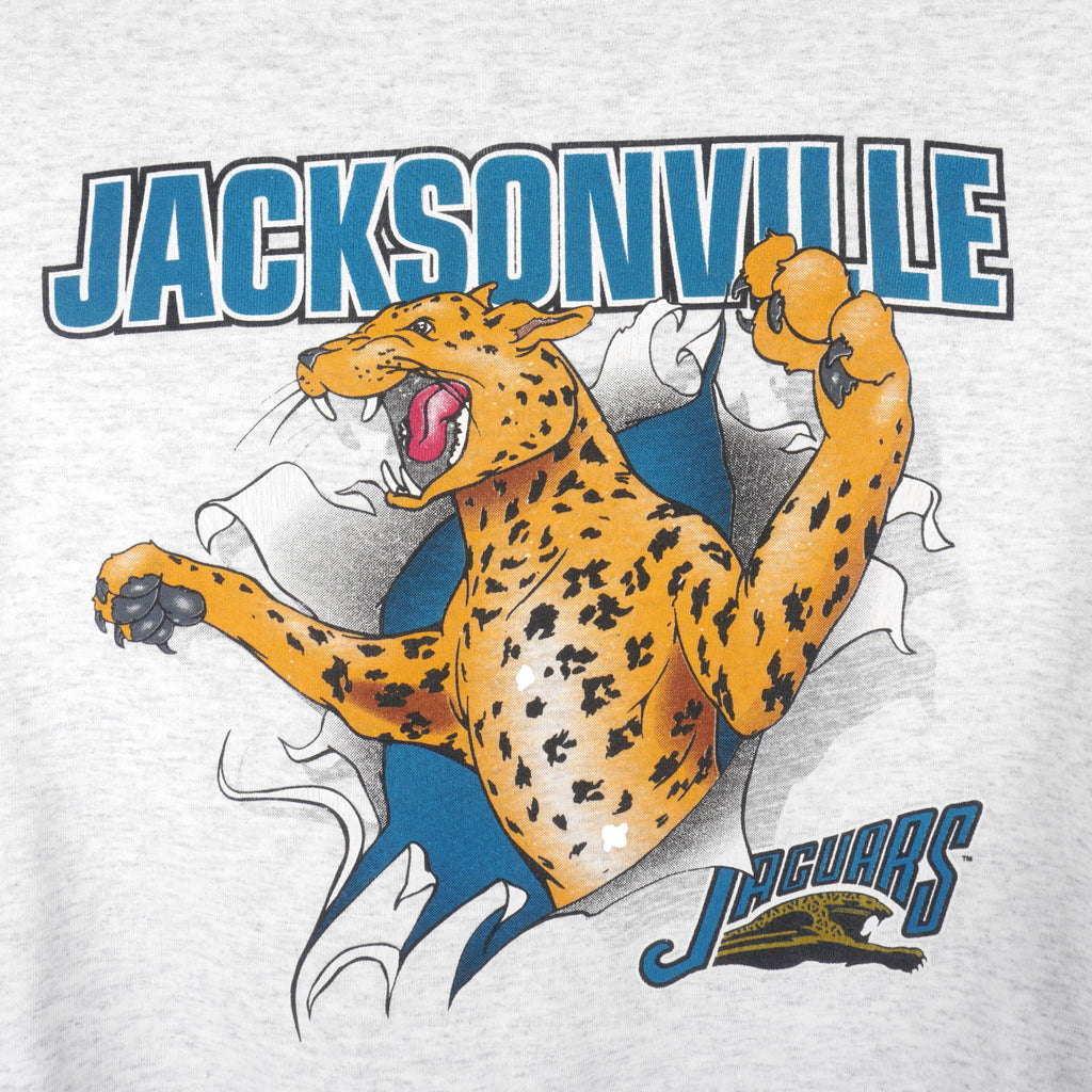 NFL - Jacksonville Jaguars Breakout Crew Neck Sweatshirt 1993 Large Vintage Retro Football