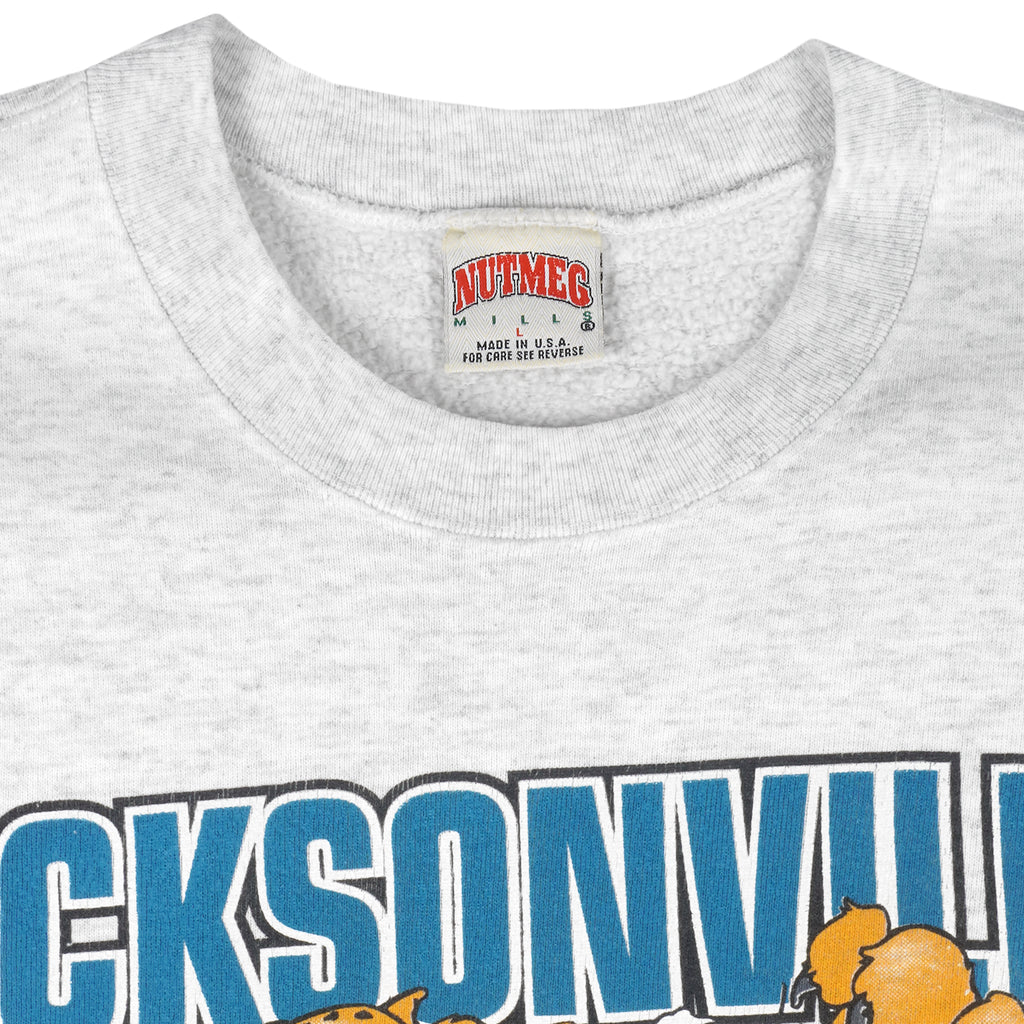 NFL - Jacksonville Jaguars Breakout Crew Neck Sweatshirt 1993 Large Vintage Retro Football