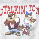 Looney Tunes - You Talkin To Me Crew Neck Sweatshirt 1995 XX-Large Vintage Retro