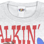 Looney Tunes - You Talkin To Me Crew Neck Sweatshirt 1995 XX-Large Vintage Retro