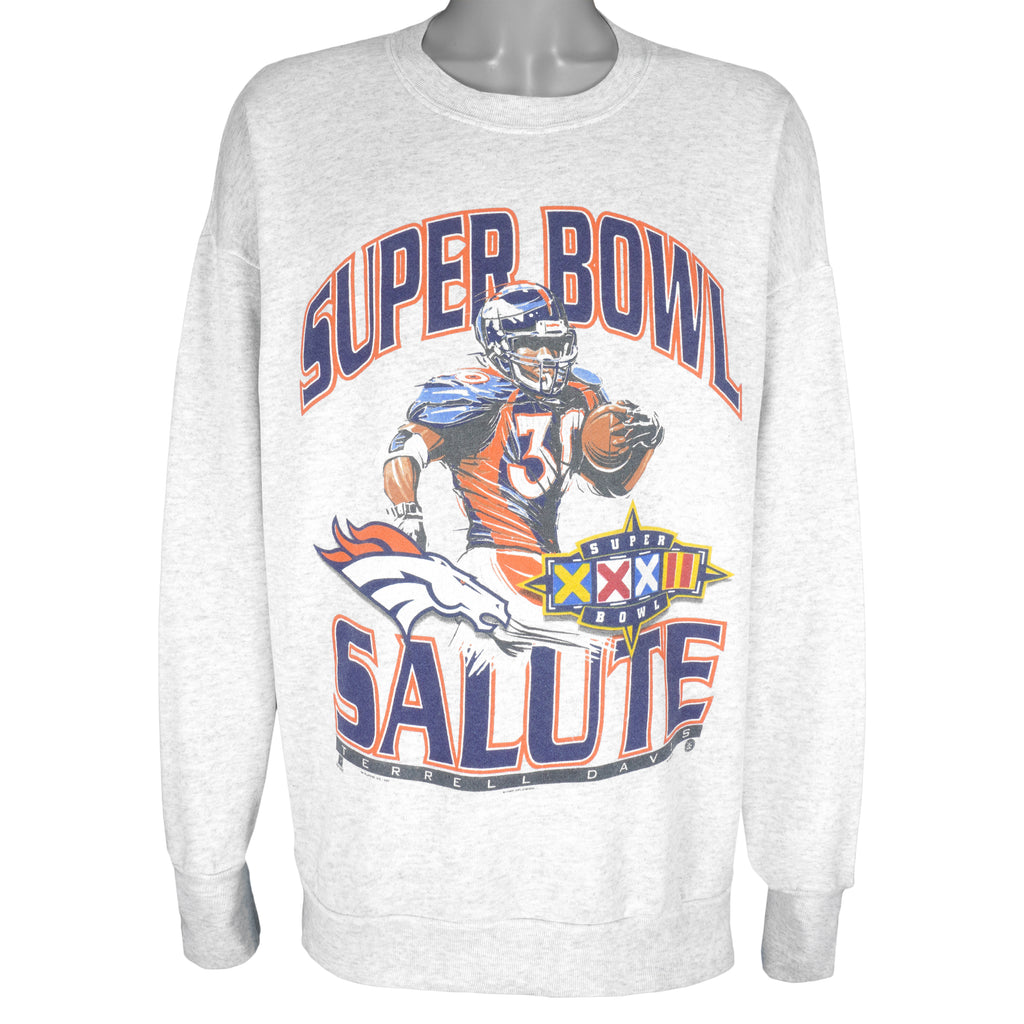 NFL (Delta) - Broncos Super Bowl 23th Salute Sweatshirt 1997 XX-Large Vintage Retro Football