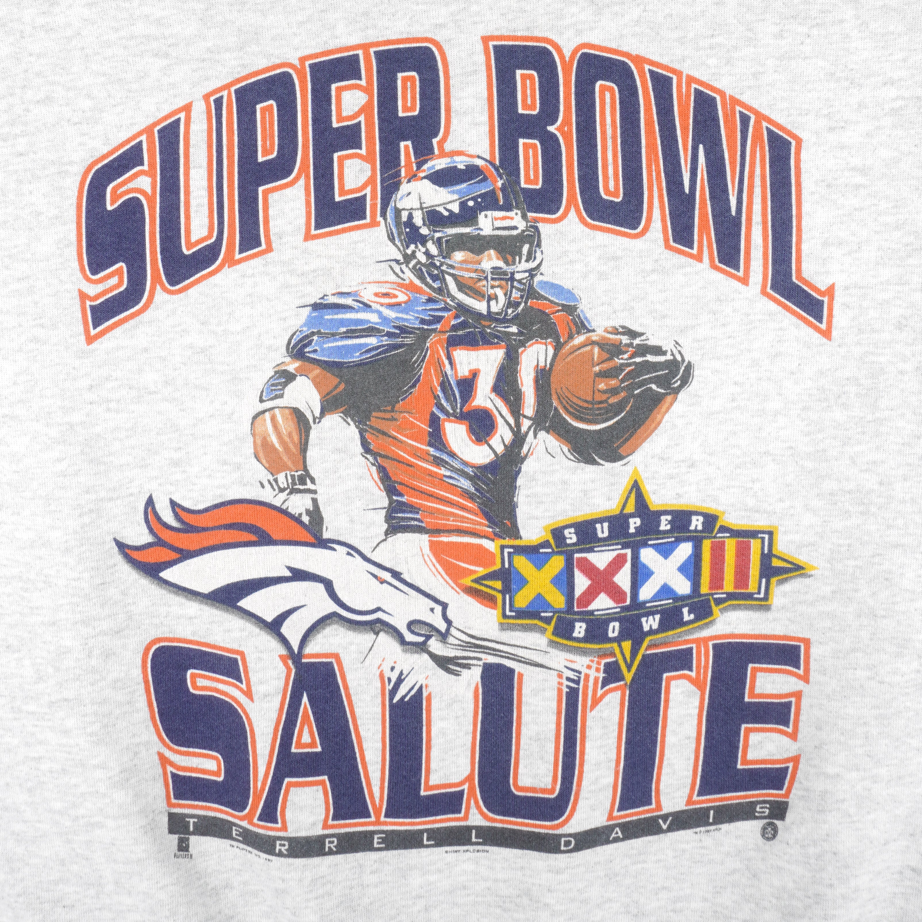 NFL (Delta) - Broncos Super Bowl 23th Salute Sweatshirt 1997 XX-Large Vintage Retro Football