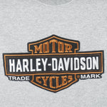 Harley Davidson - Trade Mark Embroidered Crew Neck Sweatshirt 1990s Large Vintage Retro