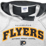 NHL (Lee) - Philadelphia Flyers Hooded Sweatshirt 1990s Large Vintage Retro Hockey