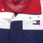 Tommy Hilfiger - Embroidered Zip-Up Jacket 1990s Large Vintage Retro
