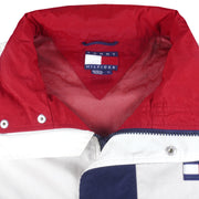 Tommy Hilfiger - Embroidered Zip-Up Jacket 1990s Large Vintage Retro