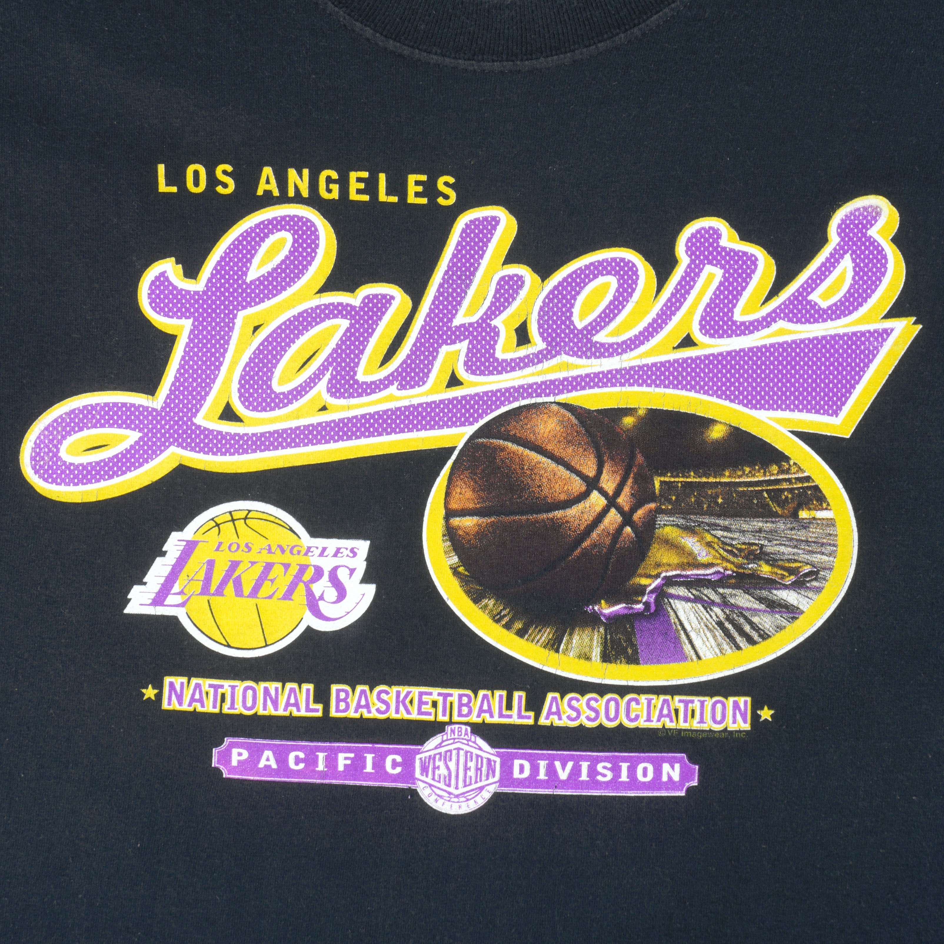 Los Angeles Lakers Vintage Nike Basketball Jersey Stitched On Logos an