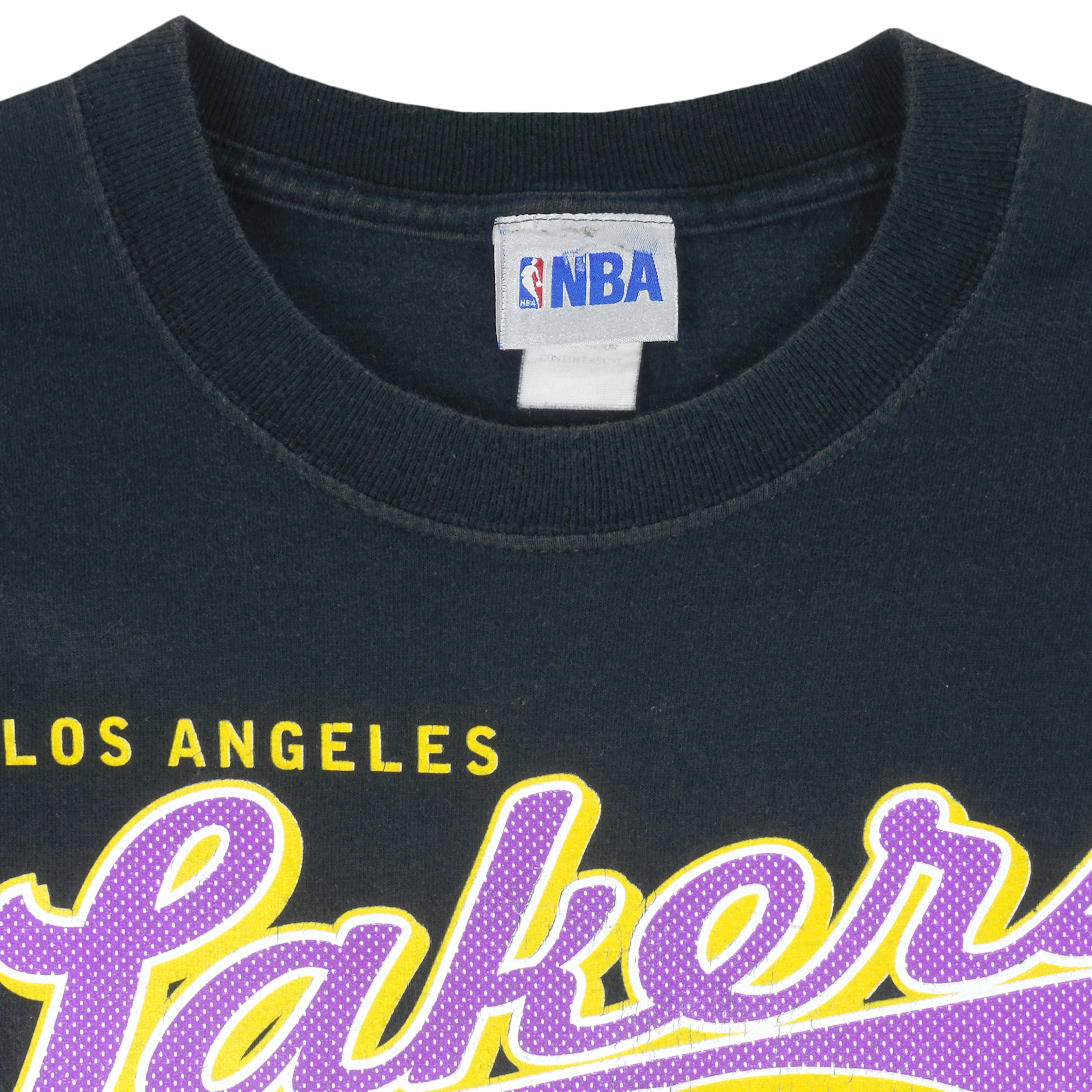 round-neck OLD SCHOOL NBA T SHIRT LAKERS LOS ANGELES