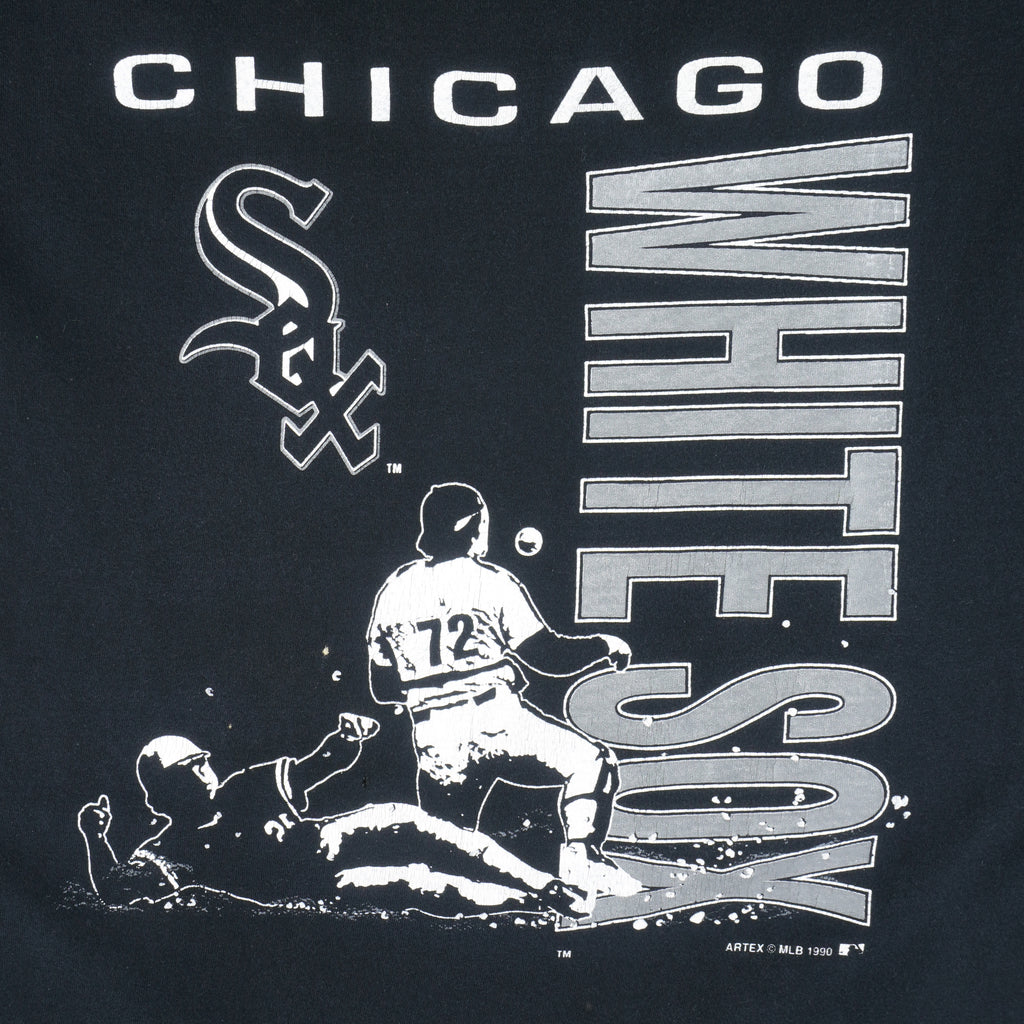 MLB (Artex) - Chicago White Sox T-Shirt 1990 Large Vintage Retro Baseball