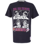 MLB (Nutmeg) - Minnesota Twins Feel The Thunder T-Shirt 1989 Large