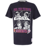 MLB (Nutmeg) - Feel The Thunder Twins Minnesota T-Shirt 1989 Large vintage Retro Baseball