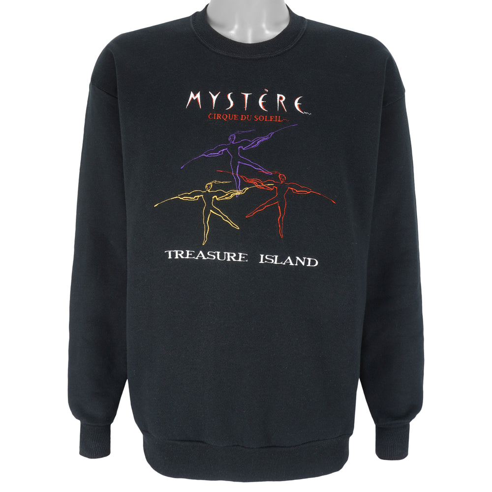 Vintage (Jerzees) - Mystery Treasure Island Crew Neck Sweatshirt 1990s X-Large Vintage Retro