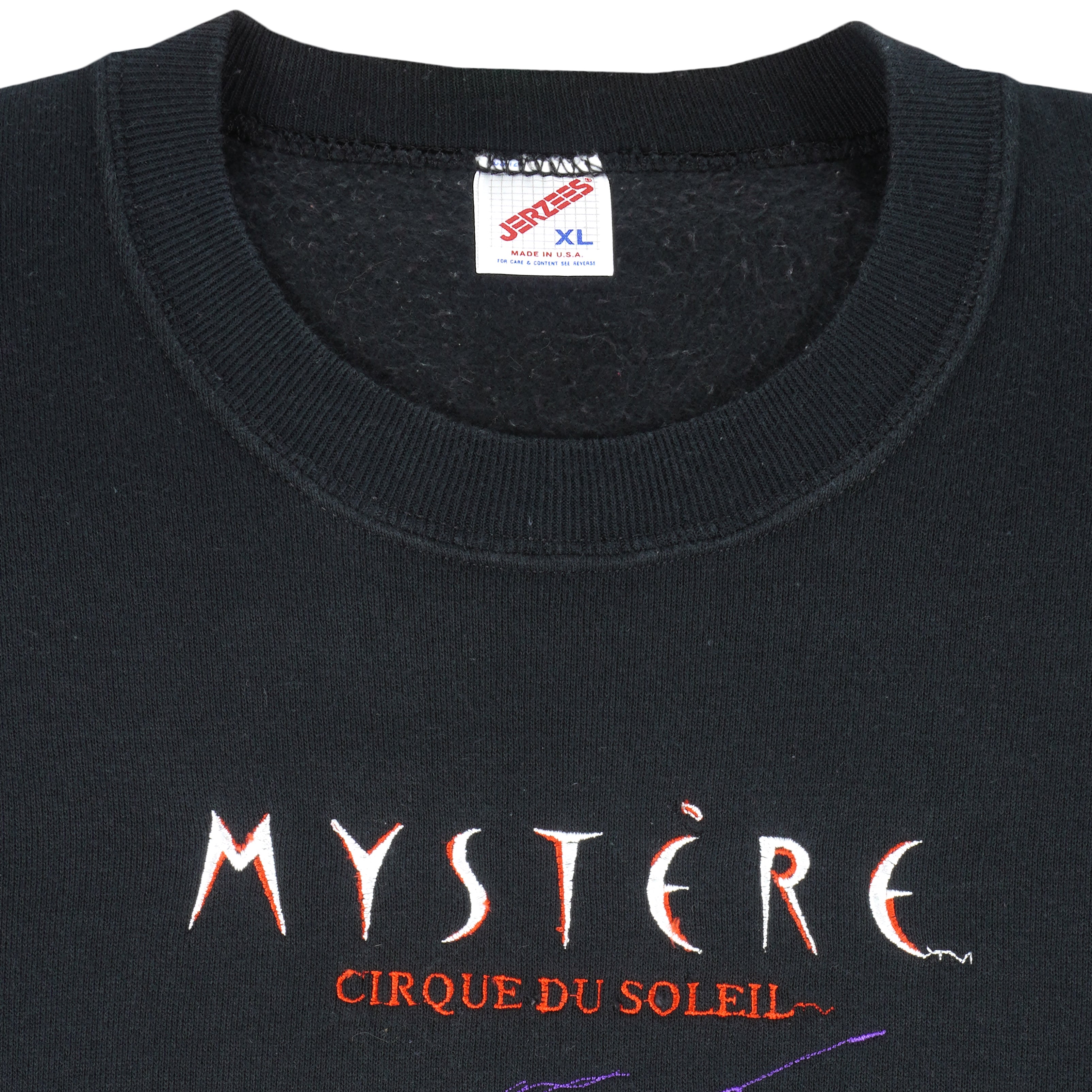 Vintage (Jerzees) - Mystery Treasure Island Crew Neck Sweatshirt 1990s X-Large Vintage Retro