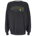 NFL (Logo Athletic) - Jacksonville Jaguars Crew Neck Sweatshirt 1990s Large Vintage Retro Football