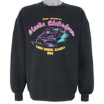 Vintage (Jerzees) - Alaska Shakedown Snowmobile Crew Neck Sweatshirt 1994 Large