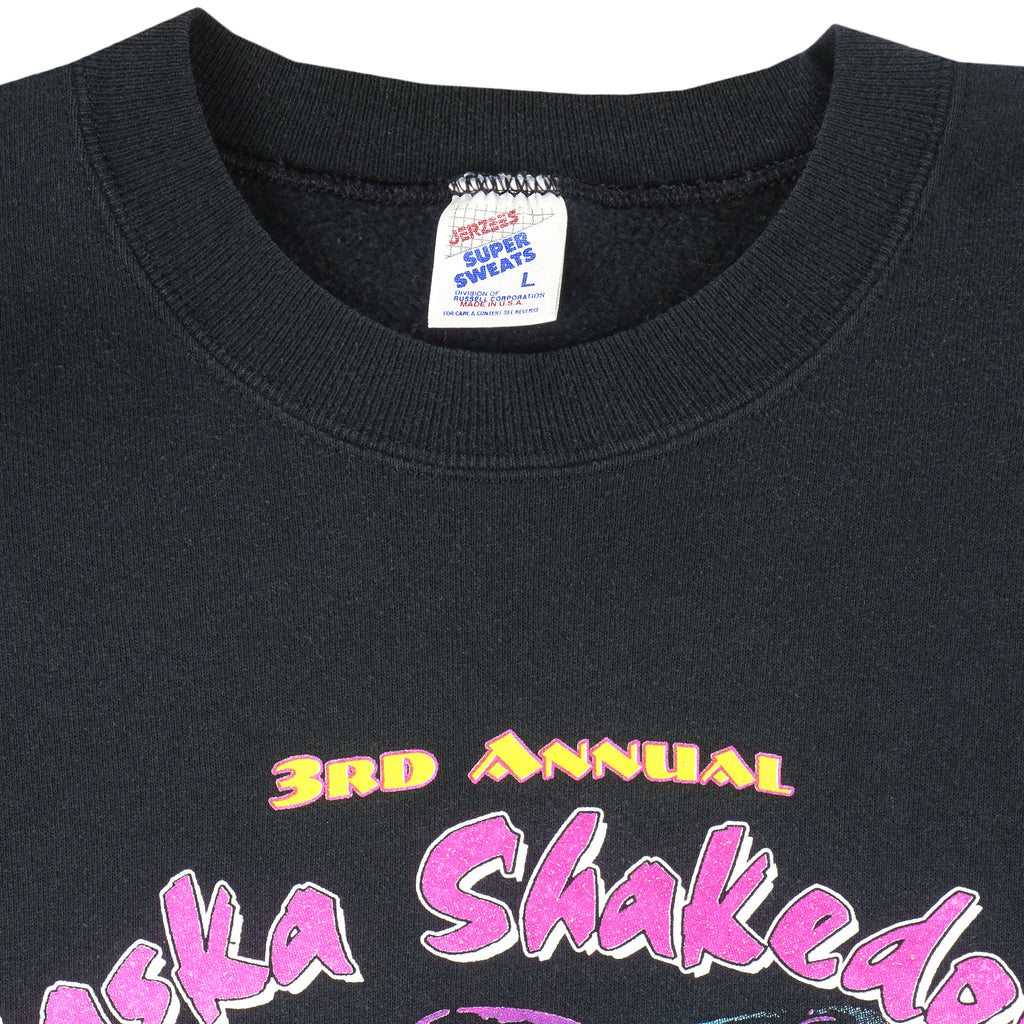 Vintage (Jerzees) - Alaska Shakedown Crew Neck Sweatshirt 1994 Large Vintage Retro