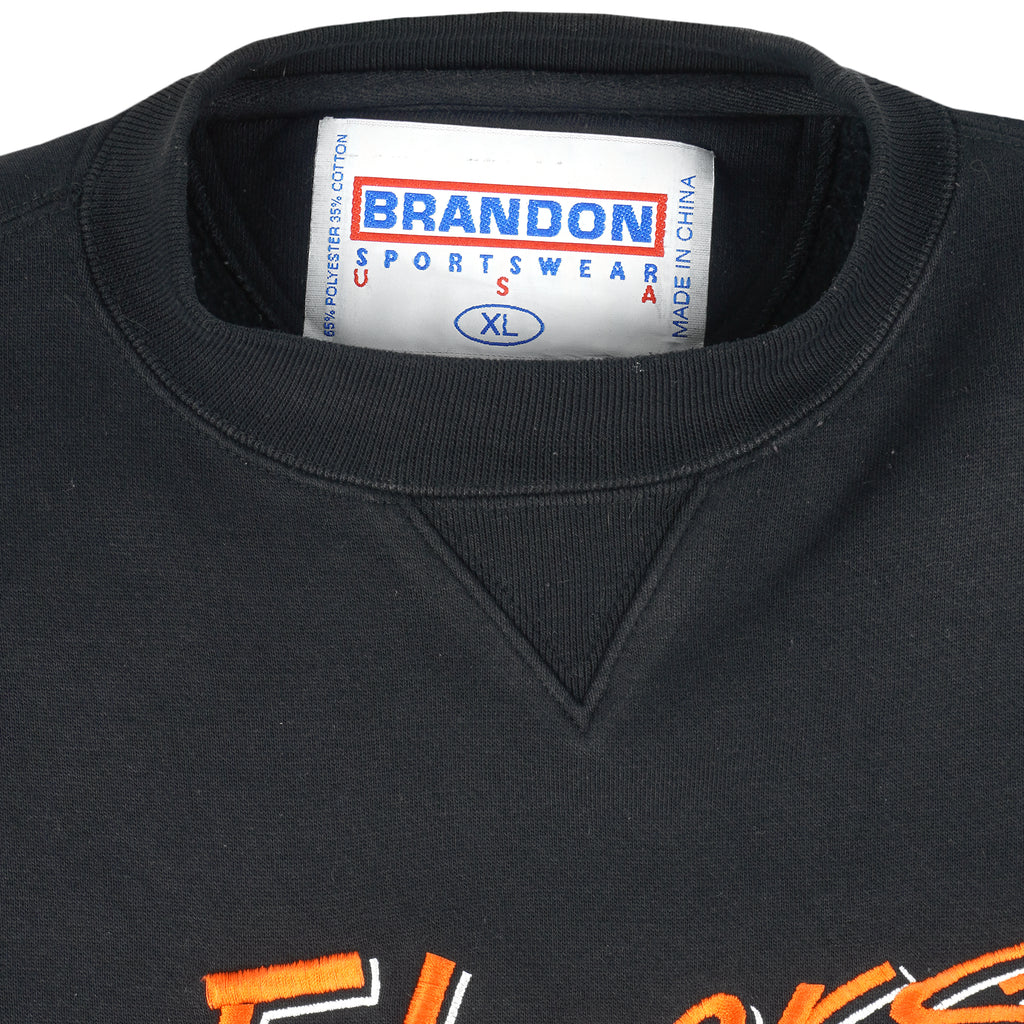 NHL - Philadelphia Flyers Embroidered Crew Neck Sweatshirt 1990s X-Large Vintage Retro Hockey