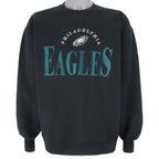 NFL - Philadelphia Eagles Embroidered Crew Neck Sweatshirt 1990s Large Vintage Retro Football