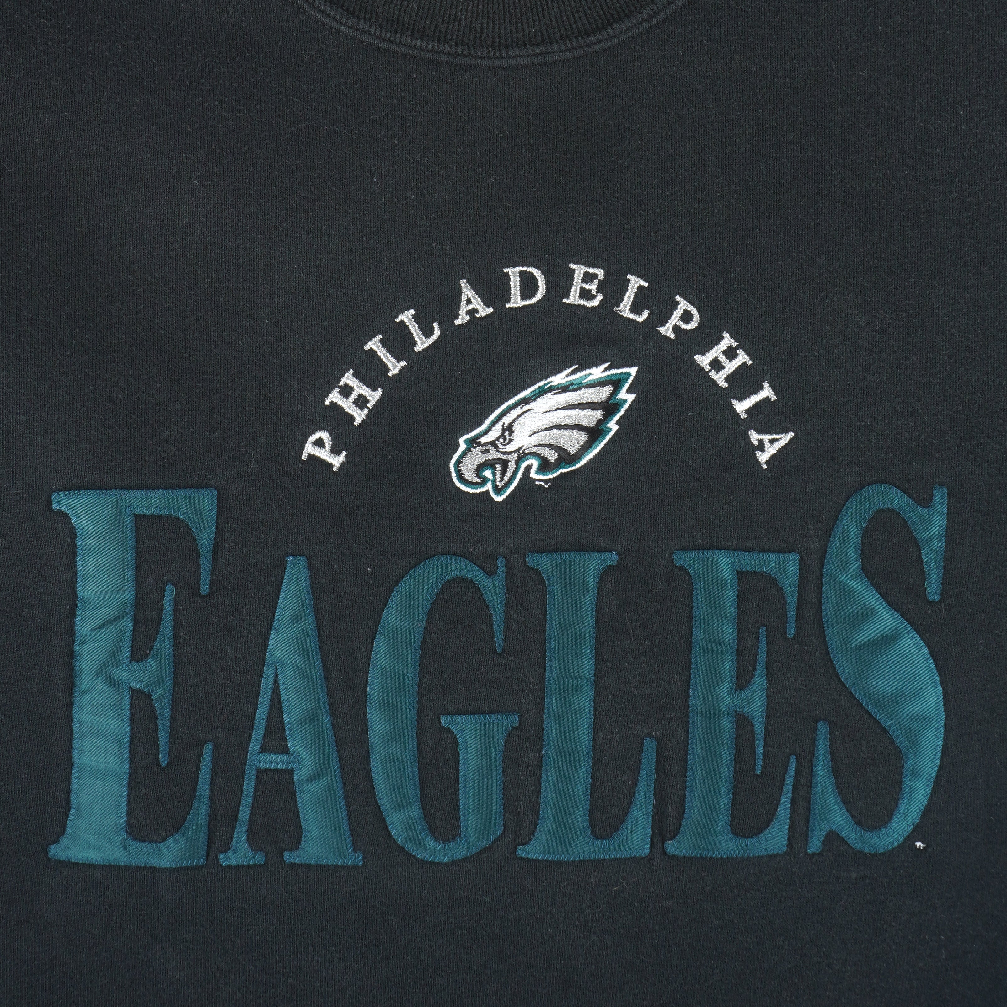 NFL - Philadelphia Eagles Embroidered Crew Neck Sweatshirt 1990s Large Vintage Retro Football